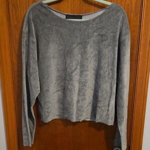 Kendall & Kylie Gray Long Sleeve Top